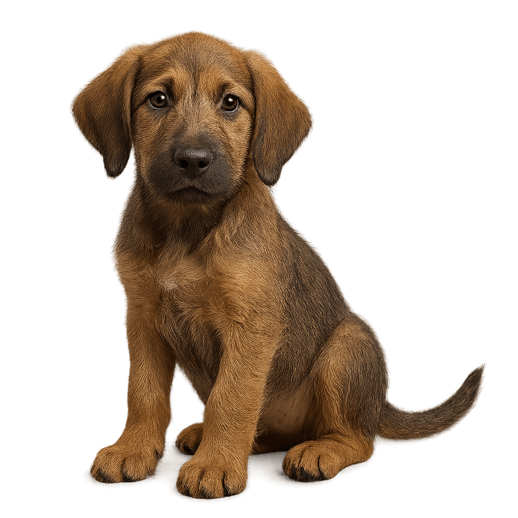 Bloodhound Deerhound Mix-transparant