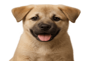 Labrador akita mix-transparant