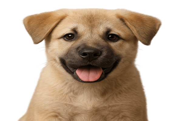 Labrador akita mix-transparant