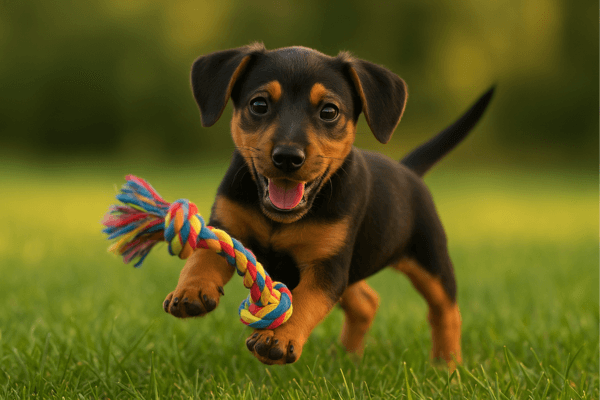 Miniature Pinscher Beagle Mix