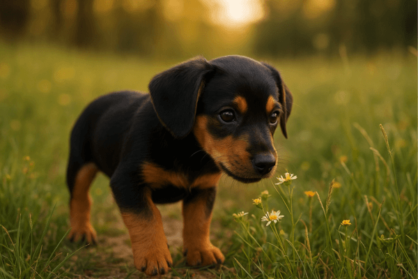 Miniature Pinscher Beagle Mix