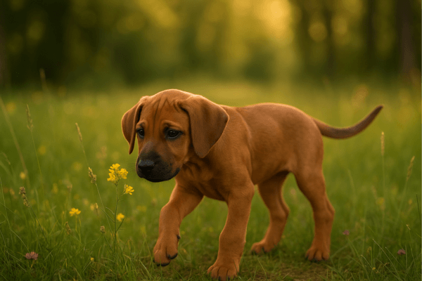 Rhodesian Ridgeback Bloodhound Mix