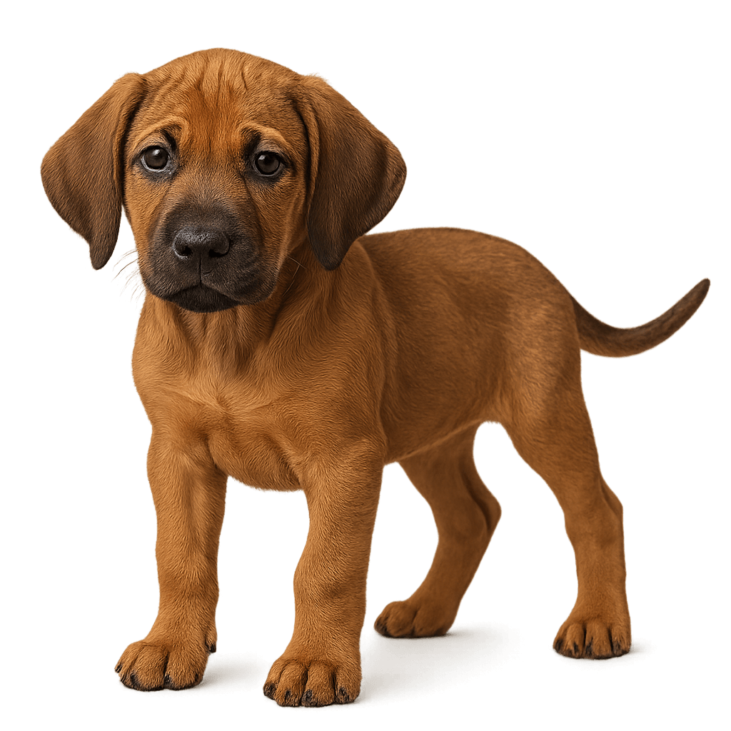 Rhodesian Ridgeback Bloodhound Mix-transparant
