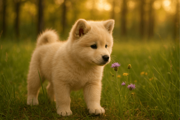 Samoyed Akita Mix