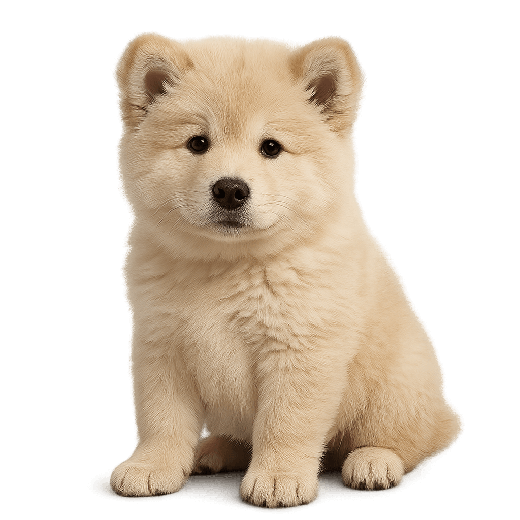 Samoyed Akita Mix-transparant